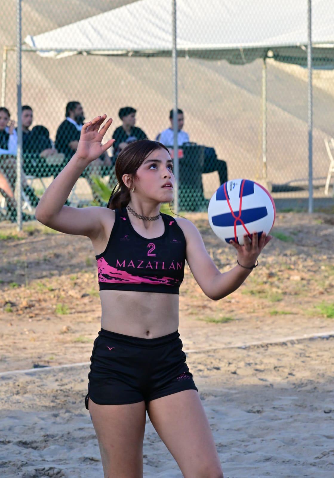 $!Inicio discreto del voleibol de playa en el estatal de Olimpiada Nacional