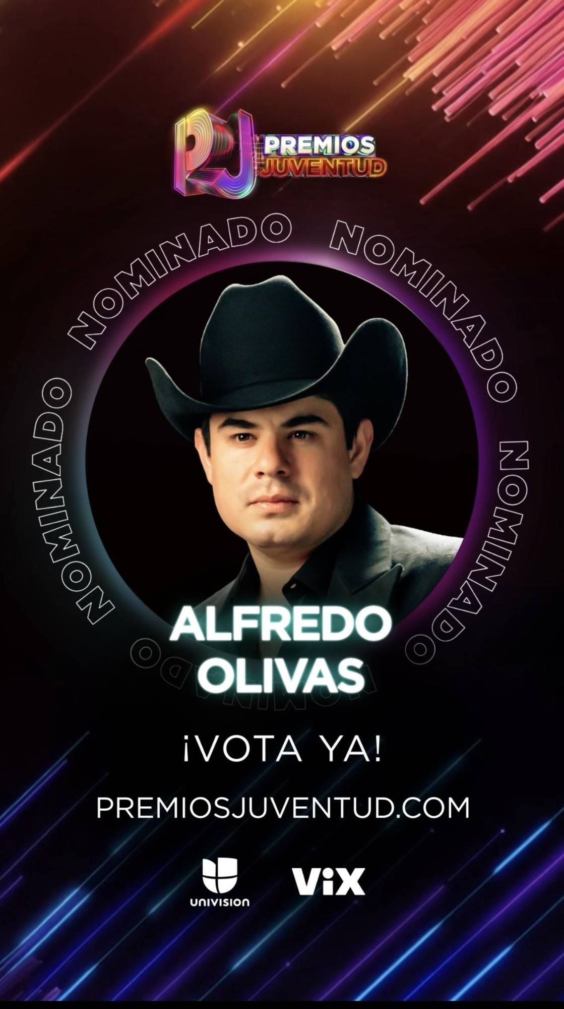 $!El cantante sonorense competirá por los galardones gracias a sus colaboraciones con Pepe Aguilar, Pesado y Joss Favela.