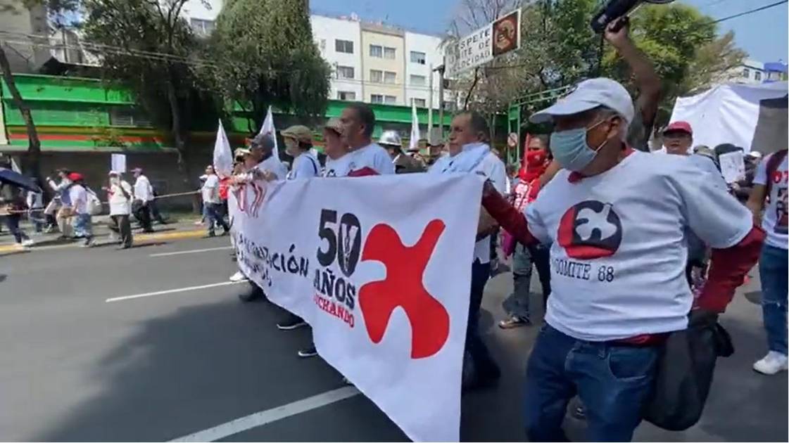 Marcha 2 de octubre ¡Ni perdón, ni olvido! Conmemoran 54 años de la