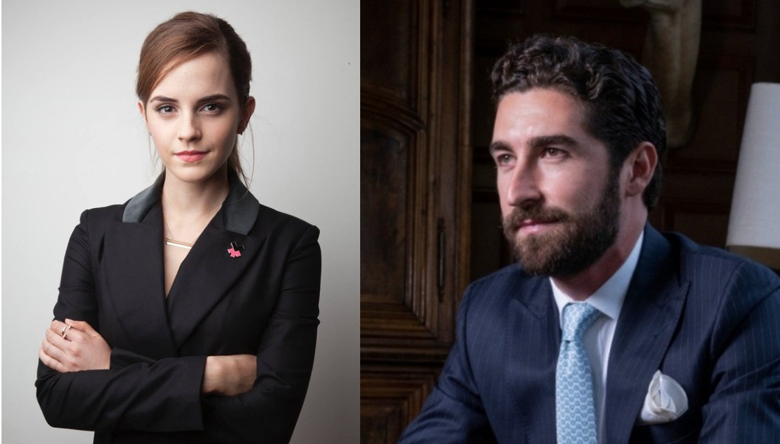 Emma Watson y Gonzalo Hevia.