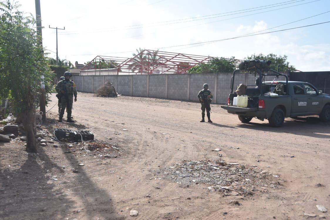 $!Se reporta balacera en Sánchez Celis y sobrevuelo de militares en Eldorado