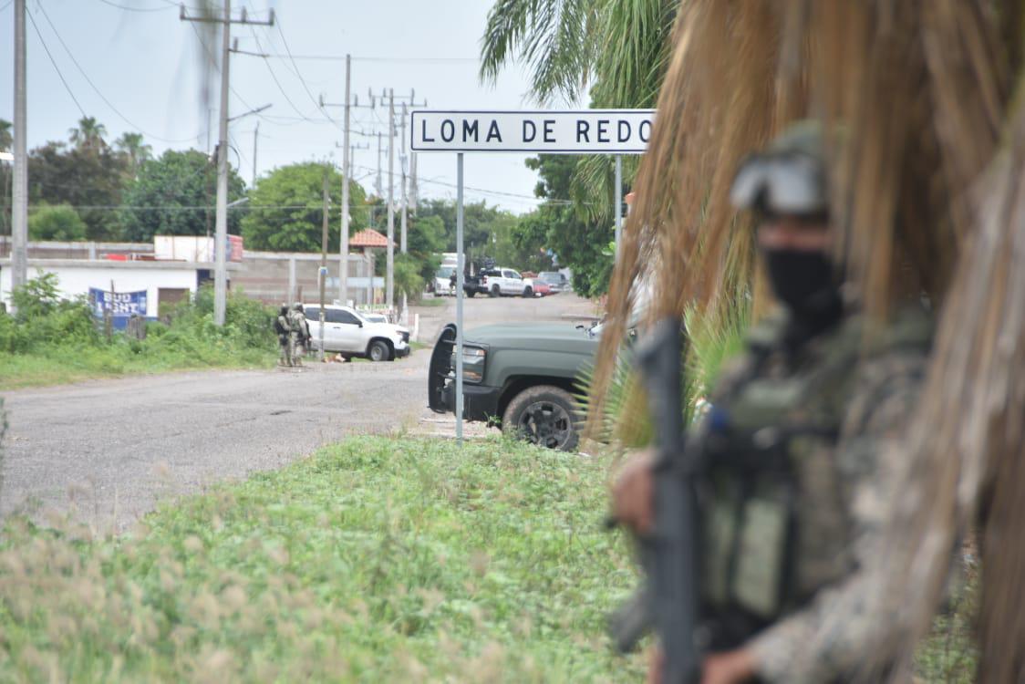 $!Van 6 muertos tras enfrentamiento entre militares y civiles en Quilá, en Culiacán; confirman aseguramiento de vehículos y armas