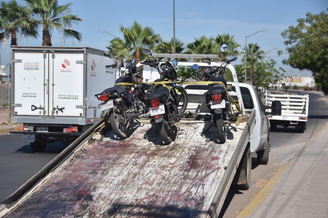 $!Arma Tránsito de Culiacán operativo contra irregulares y ya comenzó a quitar motocicletas