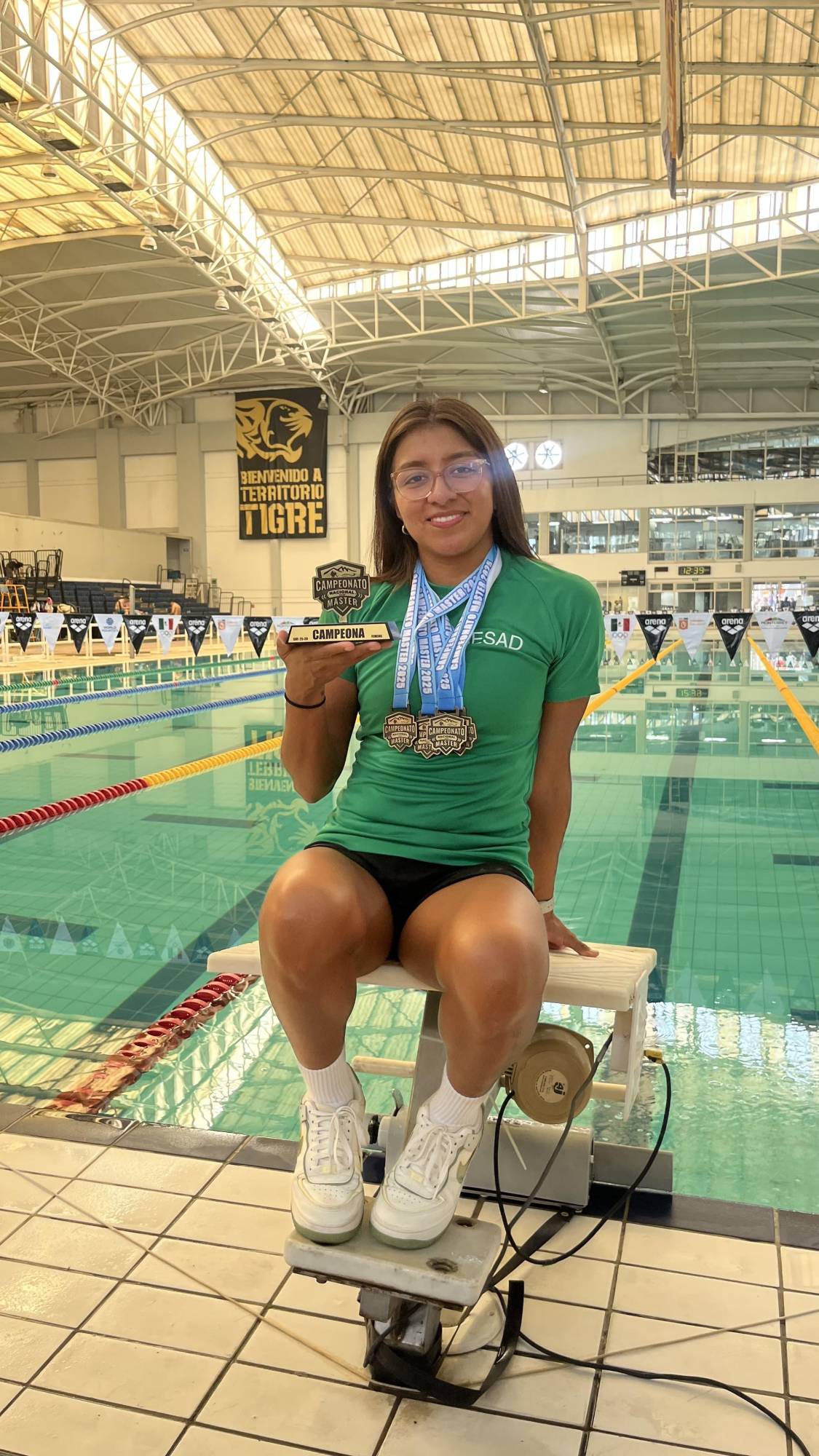 $!Diana Castañeda va por el oro en el Panamericano Máster de Natación 2026