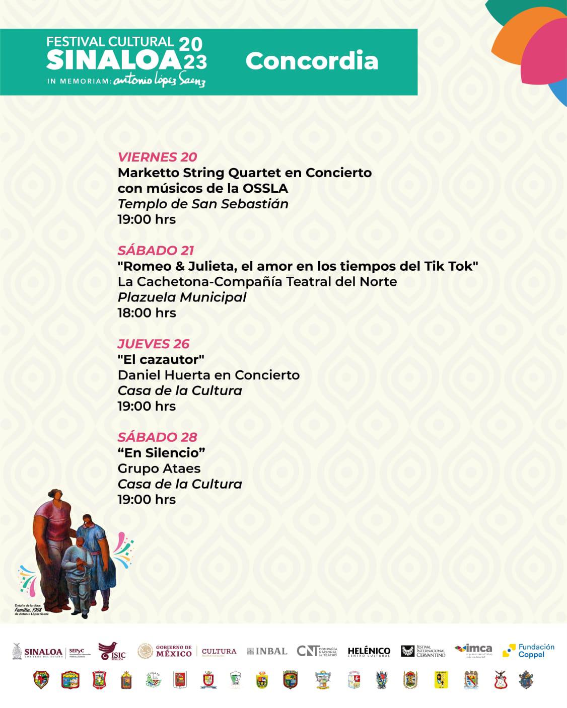 $!Estas son las actividades de Concordia.