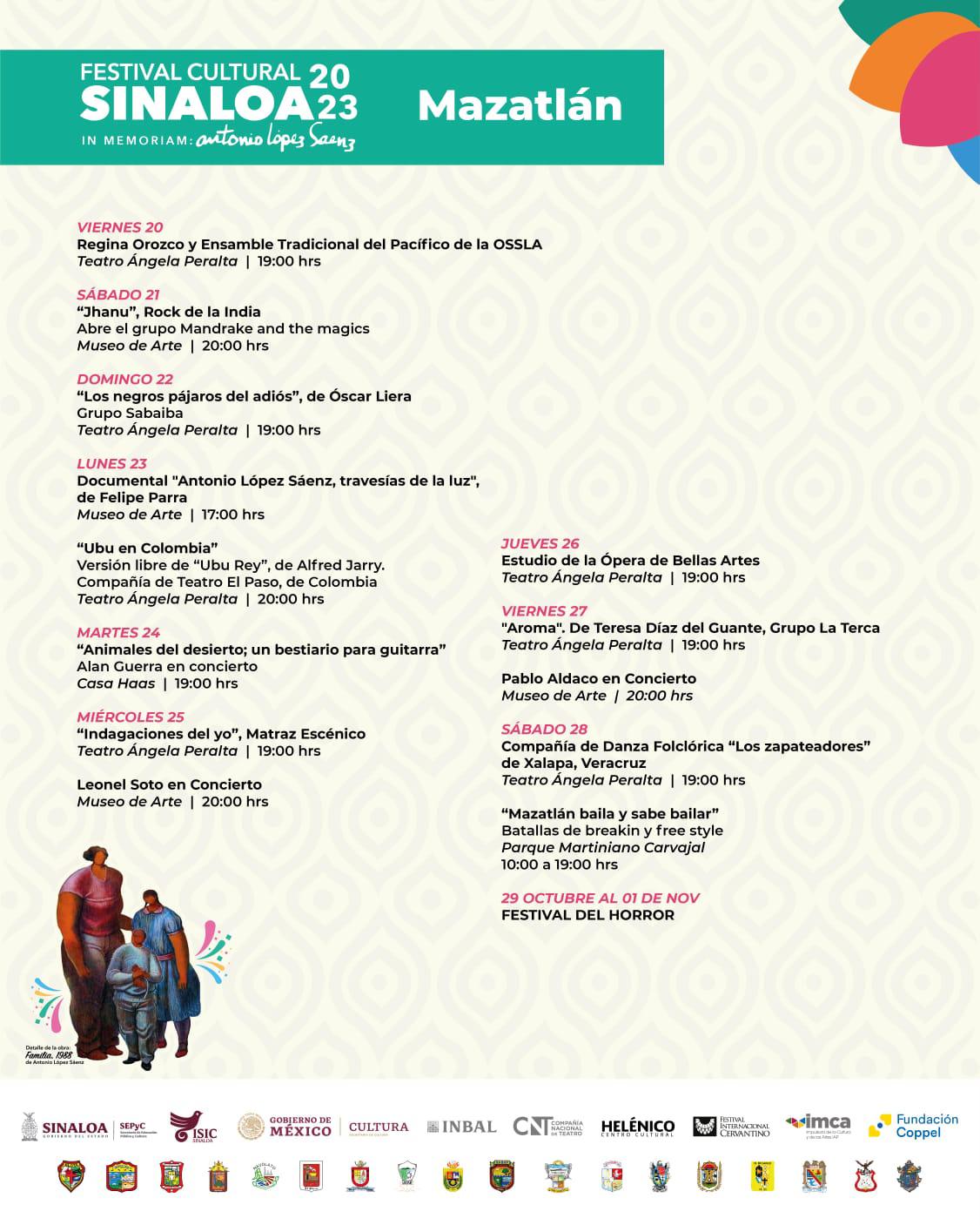 $!Estas son las actividades de Mazatlán.