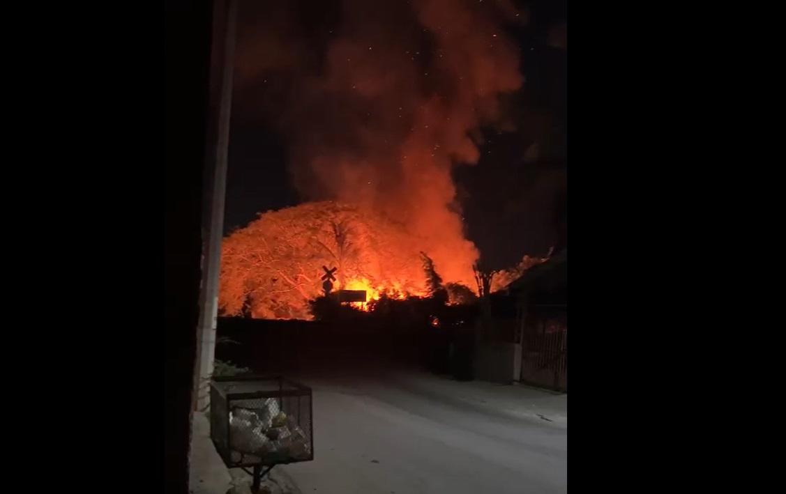 $!Reportan quema de restaurante La Chuparrosa Enamorada en Bacurimí, en Culiacán