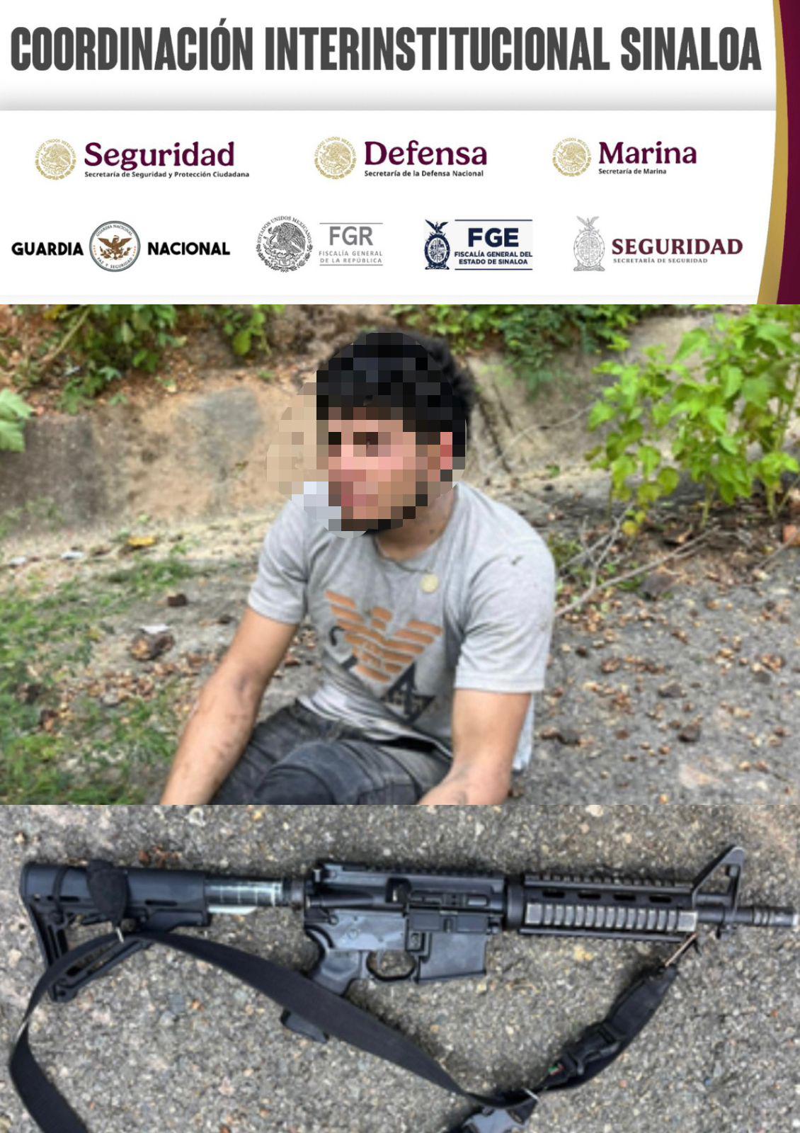 $!Ejército asegura arsenal y detiene a un civil en Concordia tras enfrentamiento