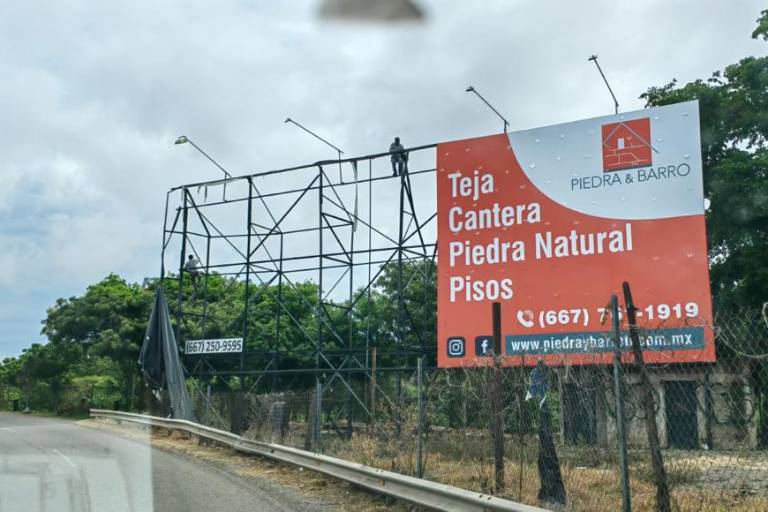 Protección Civil de Culiacán retirará tres espectaculares por riesgo de caer durante las lluvias