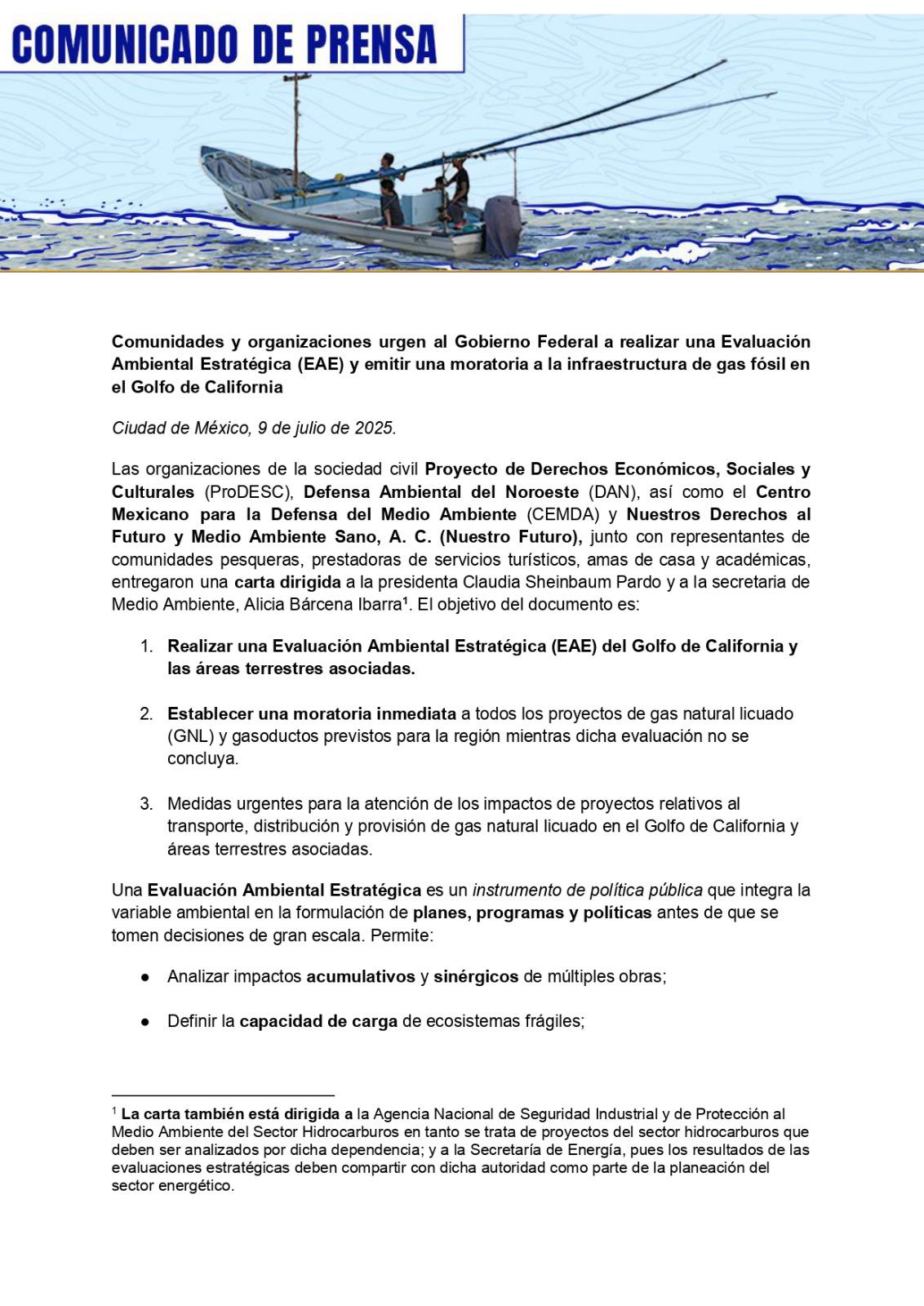 $!Piden a Sheinbaum aplazar construcción de planta de gas licuado en Topolobampo