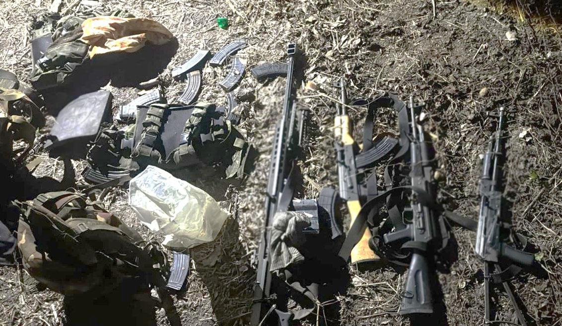 $!Detienen a cuatro y rescatan a persona privada de la libertad en Escuinapa