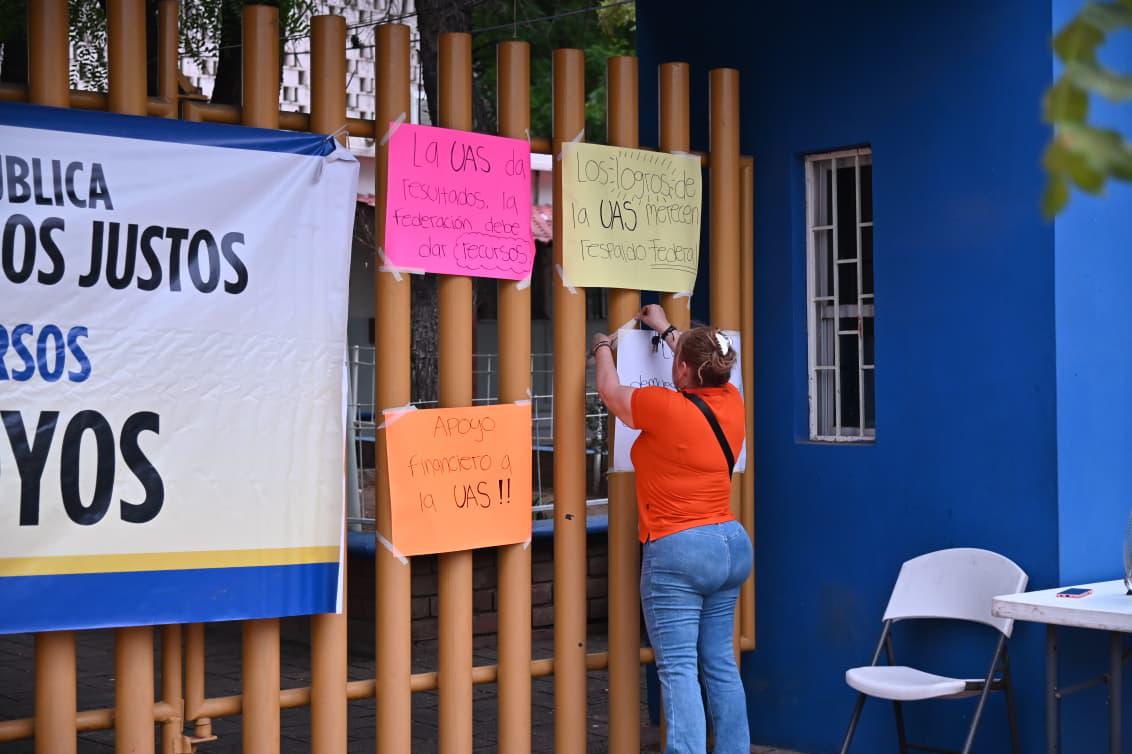 $!Inicia la UAS paro de labores ante la falta de recursos federales para pagar salarios y prestaciones