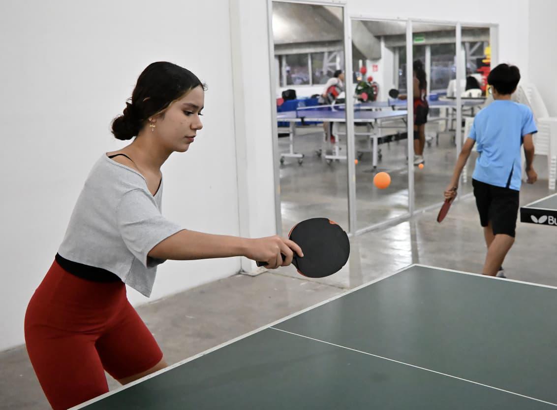 $!Cimbran el Salón de Usos Múltiples del Instituto del Deporte con la Liga Imdem de Tenis de Mesa