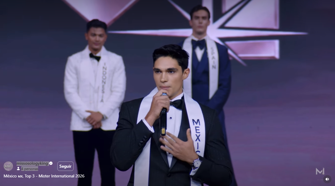 $!Briseño durante una de las etapas de Mister International 2026 en Tailandia.