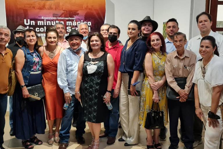 Inauguran la exposición sobre Colombia, en la Galería Frida Kahlo