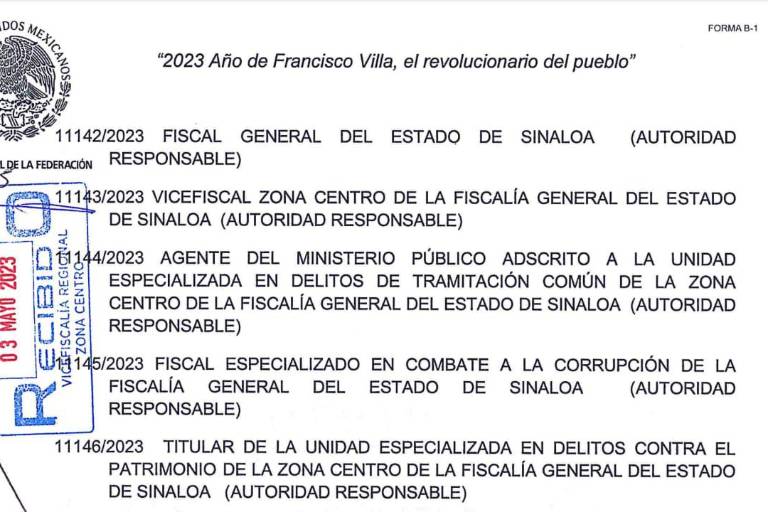 Se ampara Héctor Melesio Cuén Ojeda contra Fiscalía, MP y UIPE