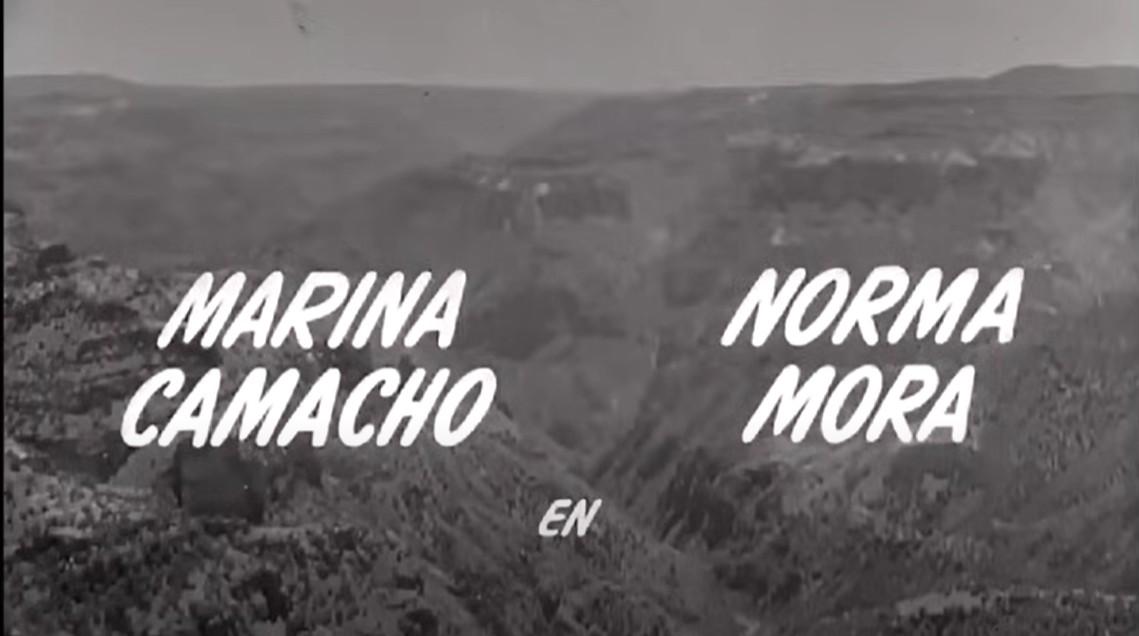 $!El nombre de la actriz aparece entre los créditos principales de la cinta ‘¡¡Viva Chihuahua!!’, protagonizada por Tin Tan y Amparito Arozamena, en 1961.