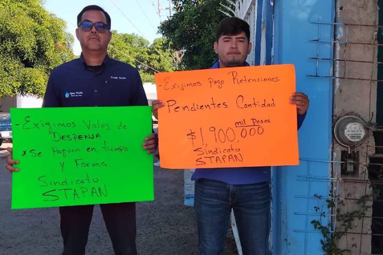 Trabajadores de Junta de Agua de Navolato acusan que les han retenido cerca de 2 millones de sus ahorros