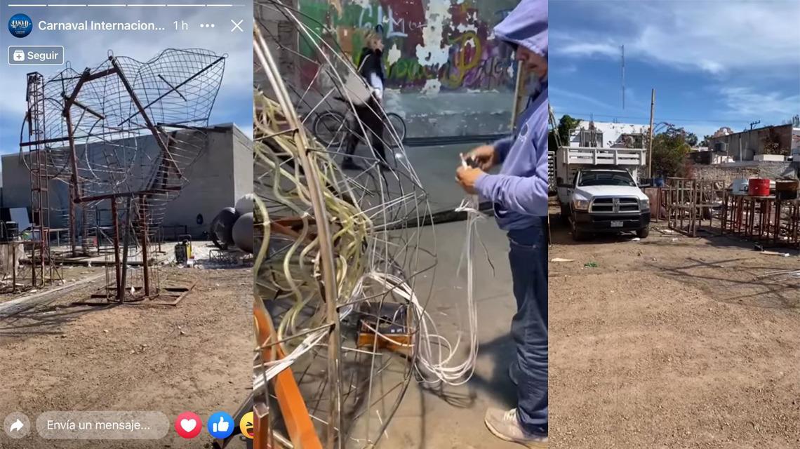 $!Alistan los carros alegóricos y monigotes aún sin confirmar el Carnaval de Mazatlán