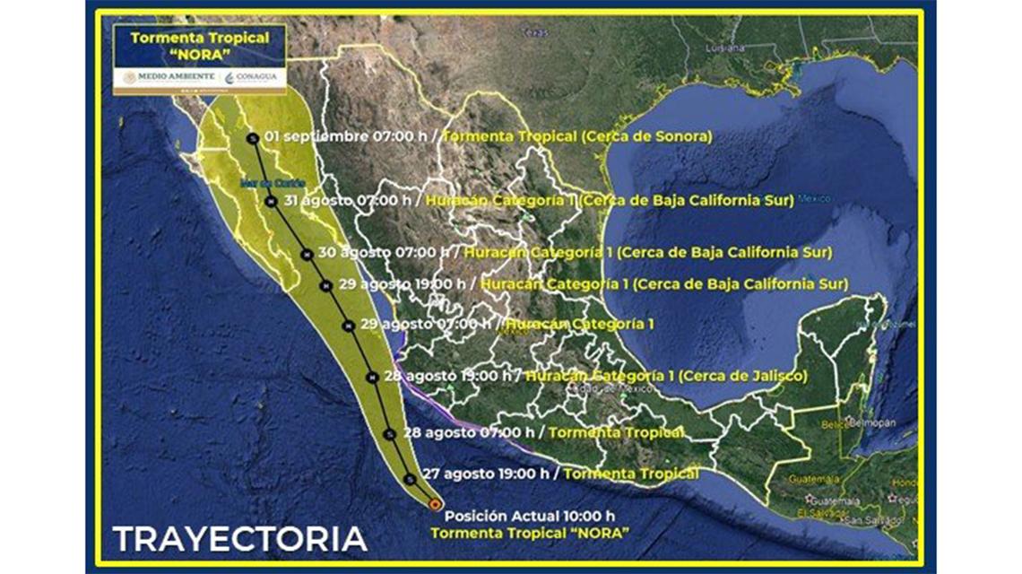 $!Sur de Sinaloa, bajo vigilancia por efectos de la tormenta tropical Nora