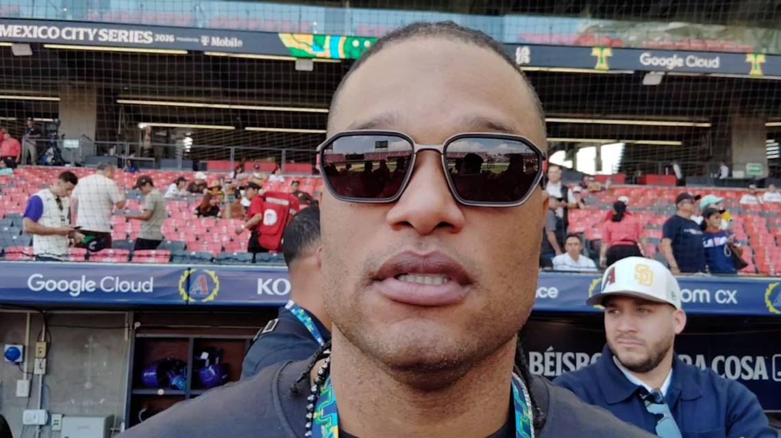 Robinson Canó estuvo presente en el primer juego de la México Series City 2026.