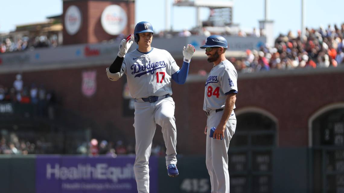 Shohei Ohtani ha aprovechado el descanso de los Dodgers mientras se disputan las Series de Comodines.