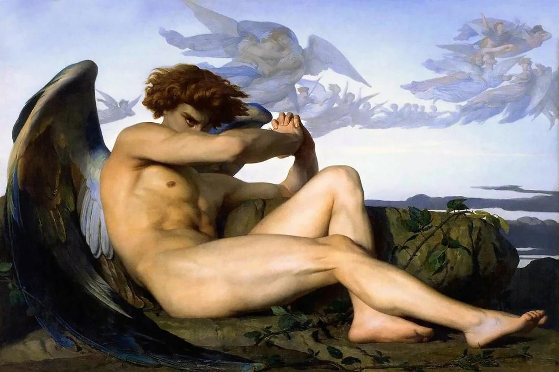$!El ángel caído. Alexandre Cabanel.