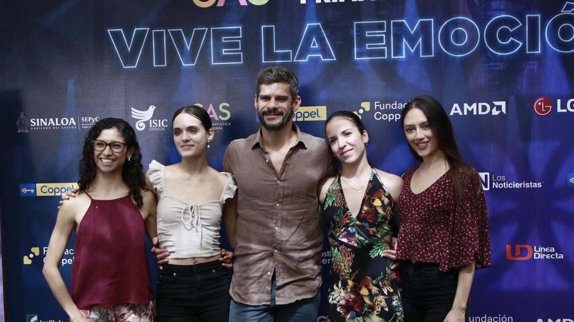 Abigail Miranda, Daniela Favelo, Thiago Soares, Olivia Quintana y Amelie Flores, integrantes de la Compañía de Ballet de Monterrey.