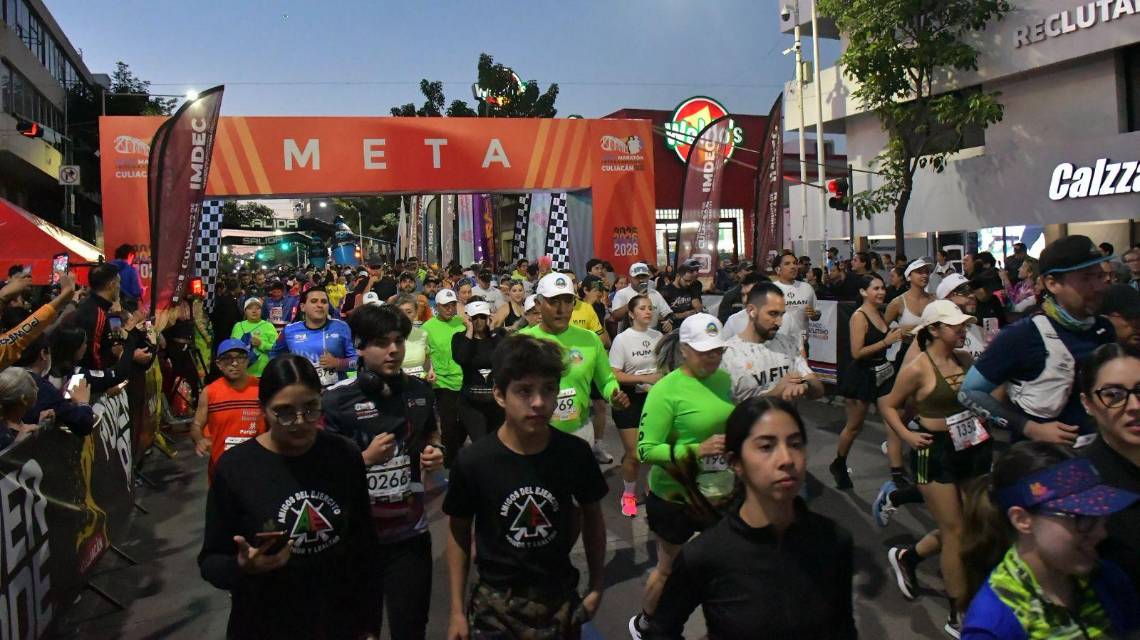 El Maratón Internacional de Culiacán está en marcha.