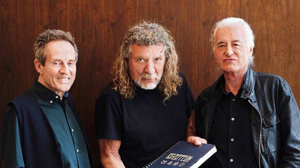 Jimmy Page, Robert Plant y John Paul Jones.