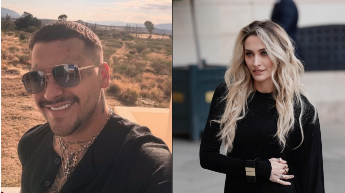 Christian Nodal y Paris Jackson.