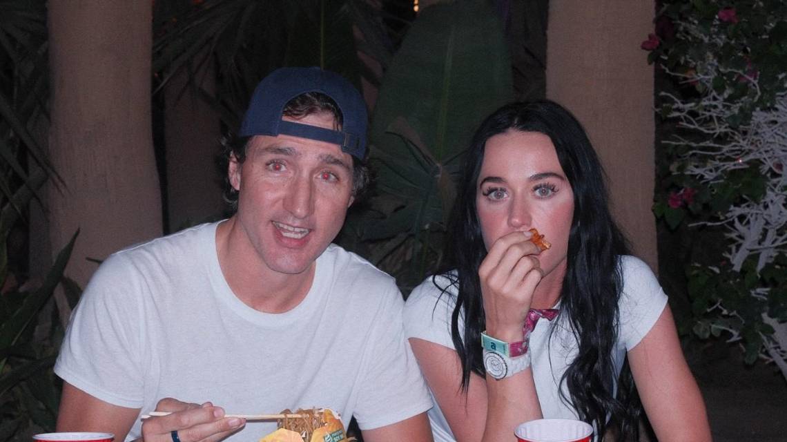 Justin Trudeau y Katy Perry