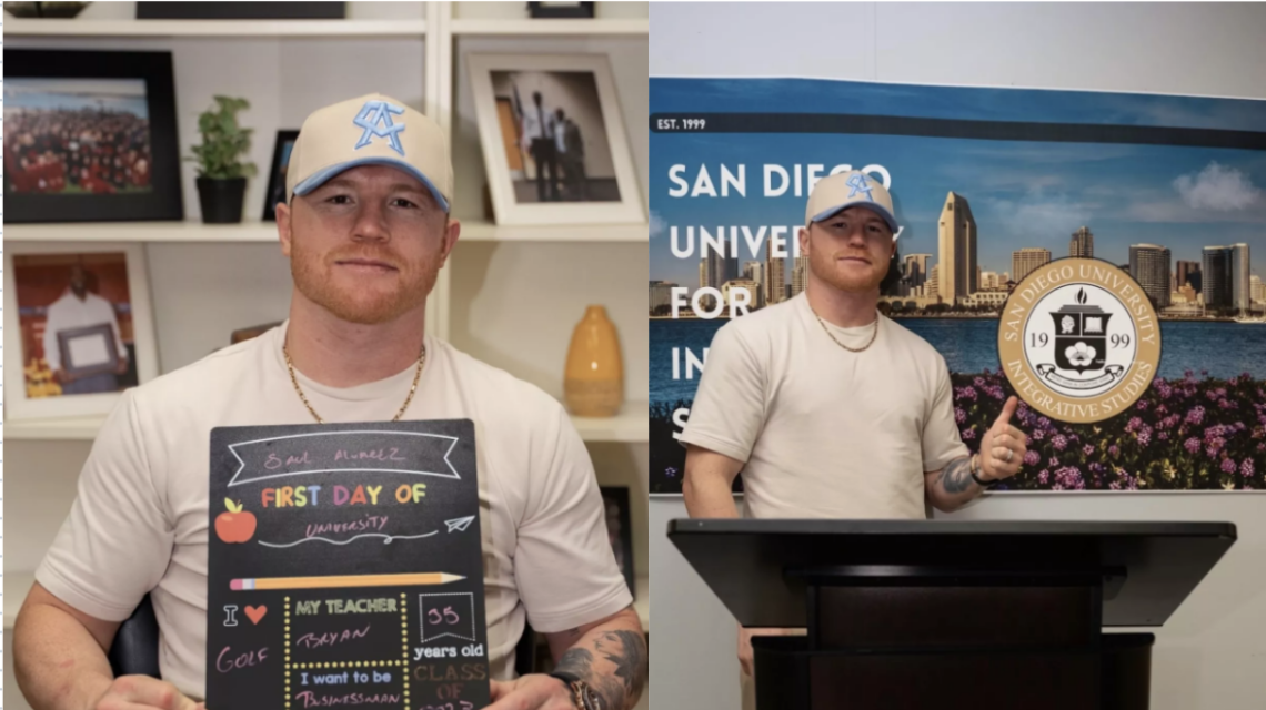 Saúl ‘Canelo’ Álvarez retoma sus estudios.