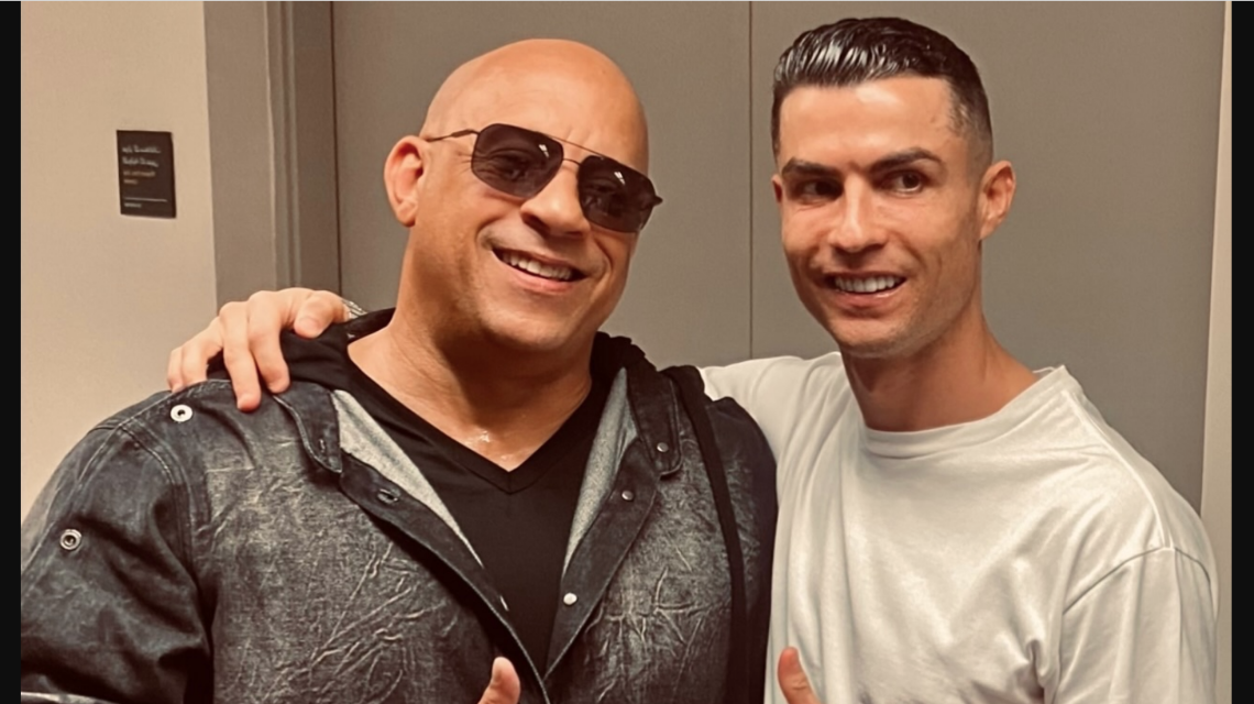 Vin Diesel y Cristiano Ronaldo.