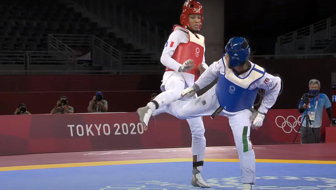 $!Briseida Acosta cae ante francesa Althea Laurin en su debut en el taekwondo de Tokio
