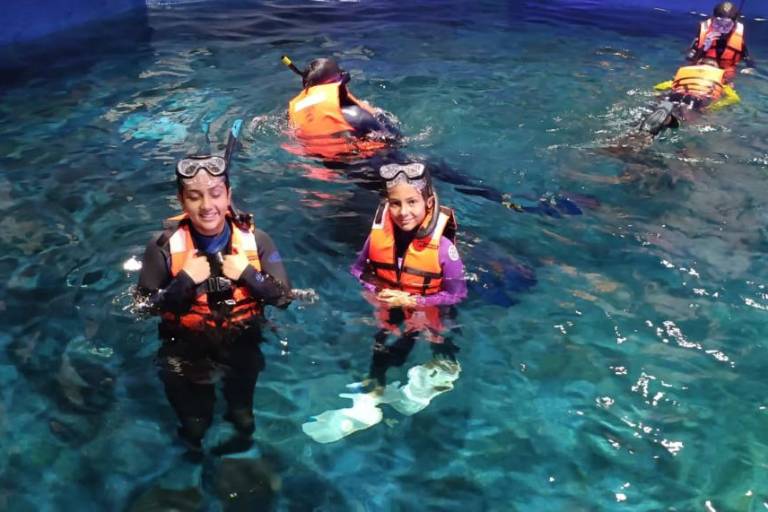 Surfistas sinaloenses viven una experiencia en el Gran Acuario Mazatlán