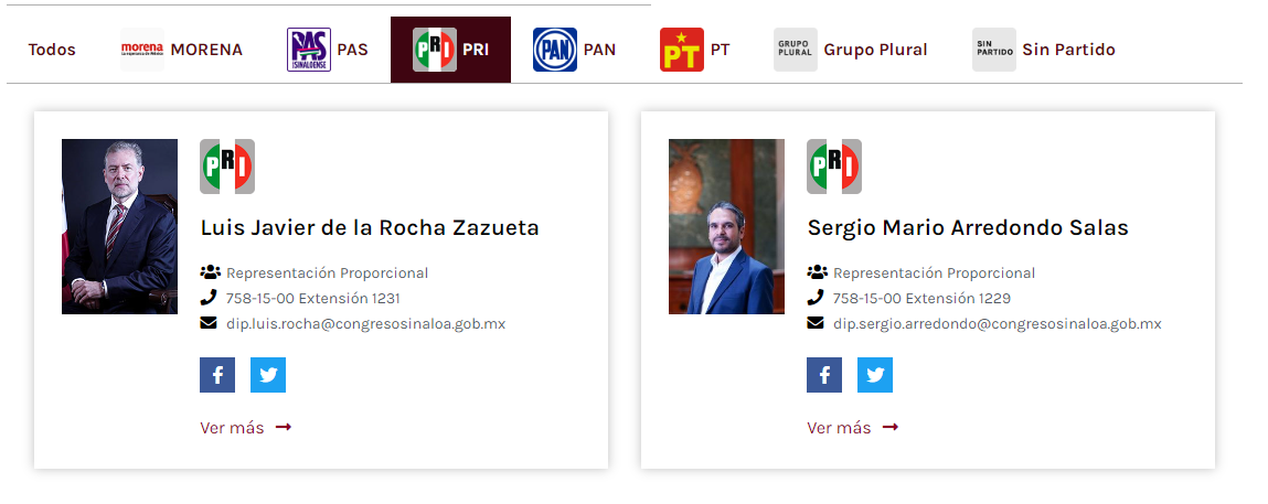 $!Agrega Congreso en su página web a la nueva bancada del Grupo Plural