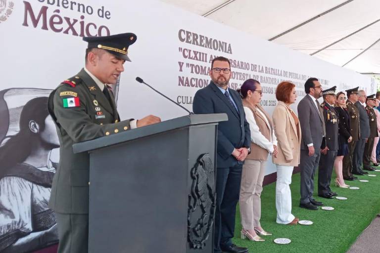 En acto conmemorativo del 5 de mayo, Ejército Mexicano llama a luchar contra la delincuencia organizada