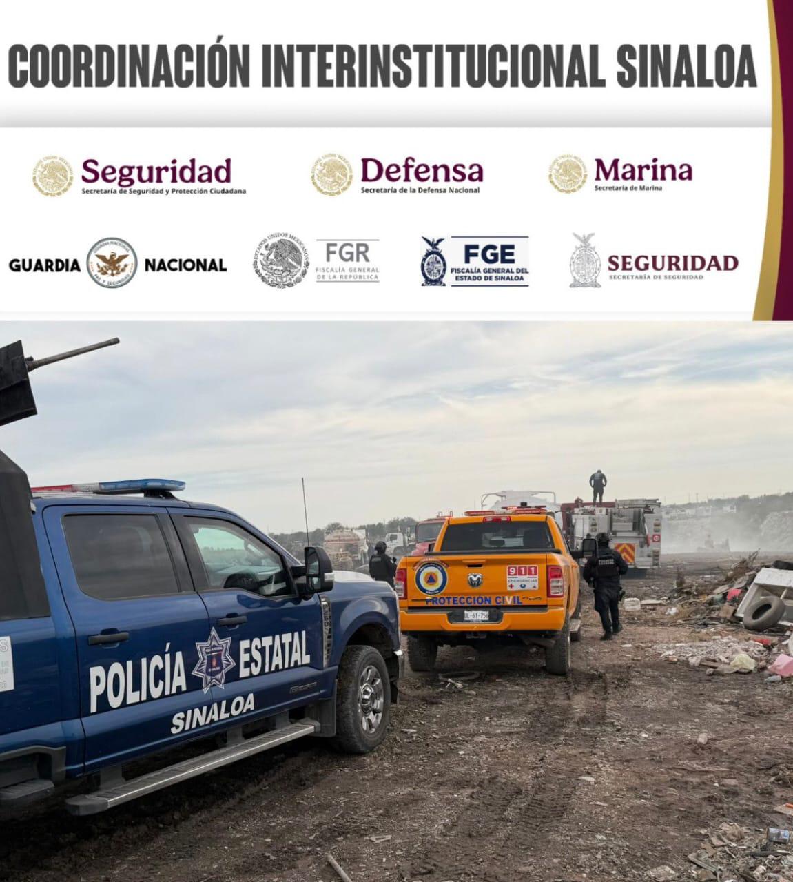 $!Sofocan completamente incendio en relleno sanitario del Piggy Back, en Culiacán