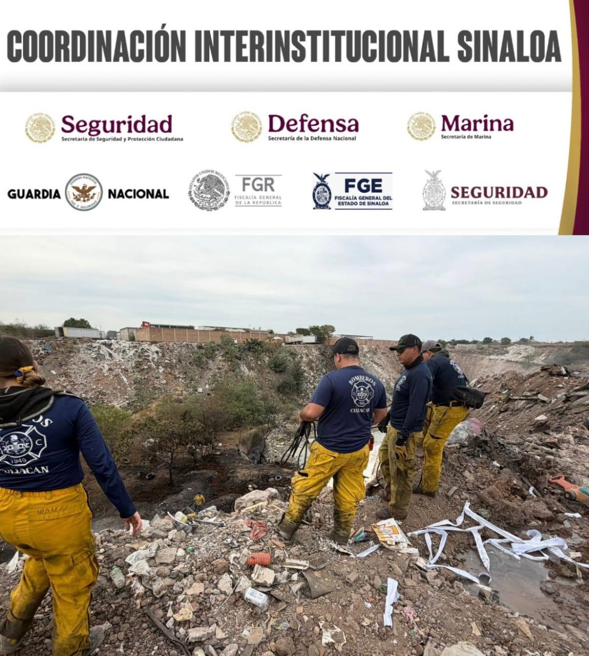 $!Sofocan completamente incendio en relleno sanitario del Piggy Back, en Culiacán