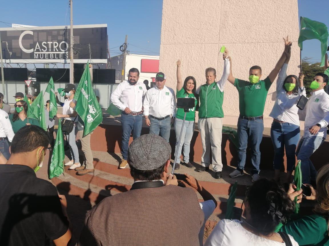 $!Tomás Saucedo Carreño, del Verde, arranca campaña por la Gubernatura