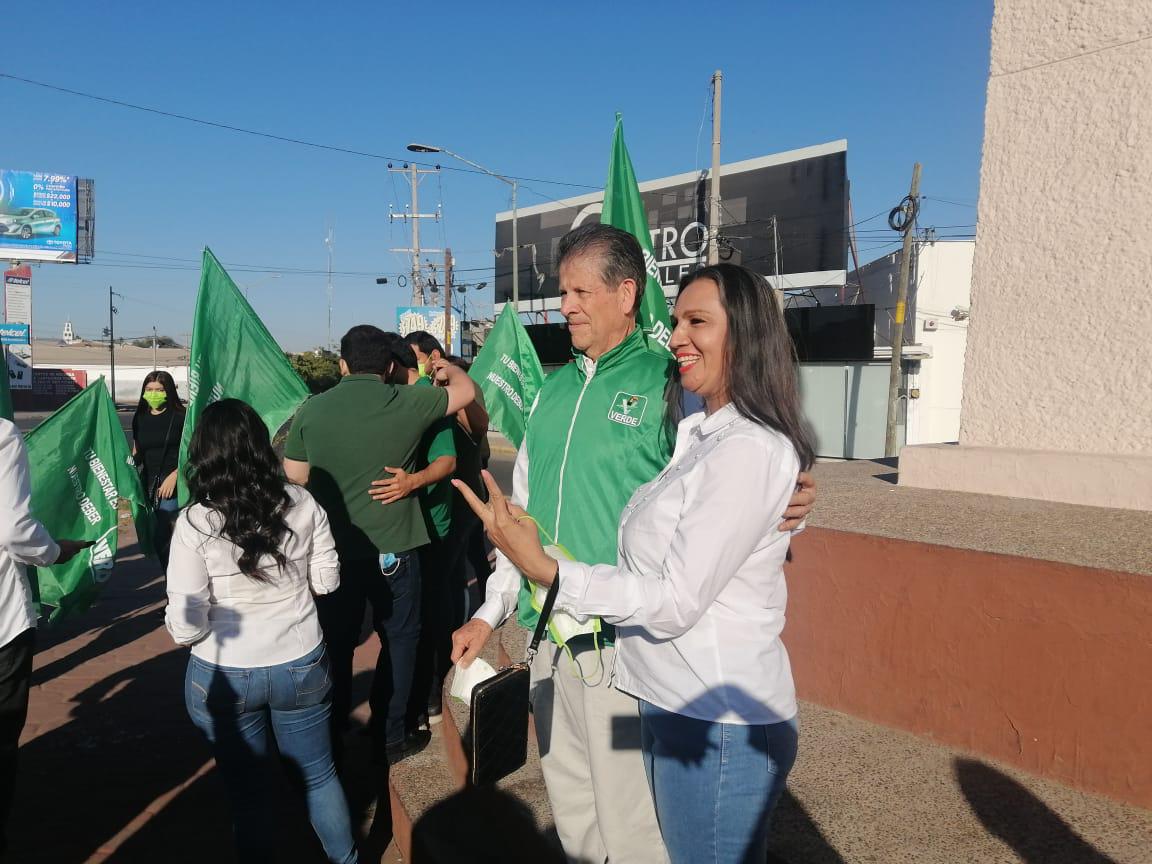 $!Tomás Saucedo Carreño, del Verde, arranca campaña por la Gubernatura