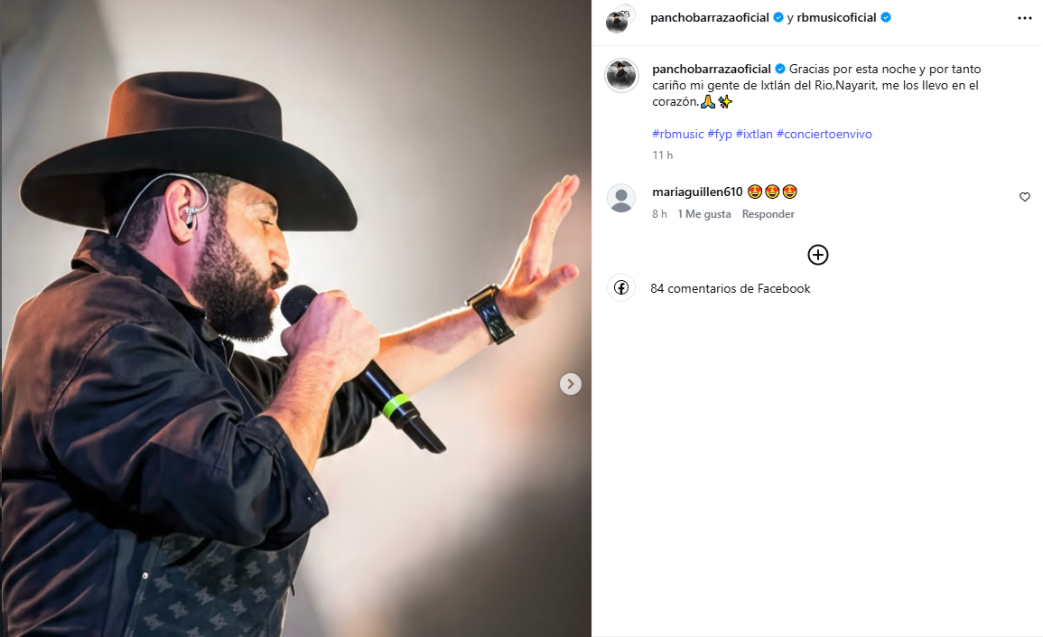 $!Pancho Barraza tuvo un fin de semana de llenos totales durante sus presentaciones en Tijuana e Ixtlán del Río.