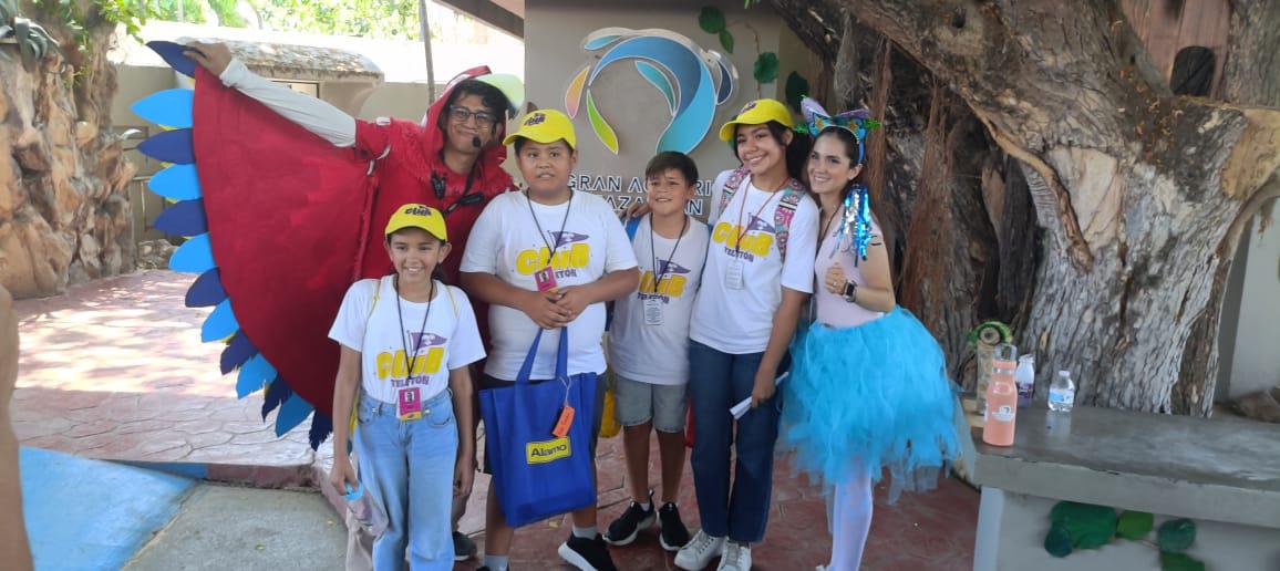 $!Niños del CRIT Sinaloa visitan el Gran Acuario Mazatlán