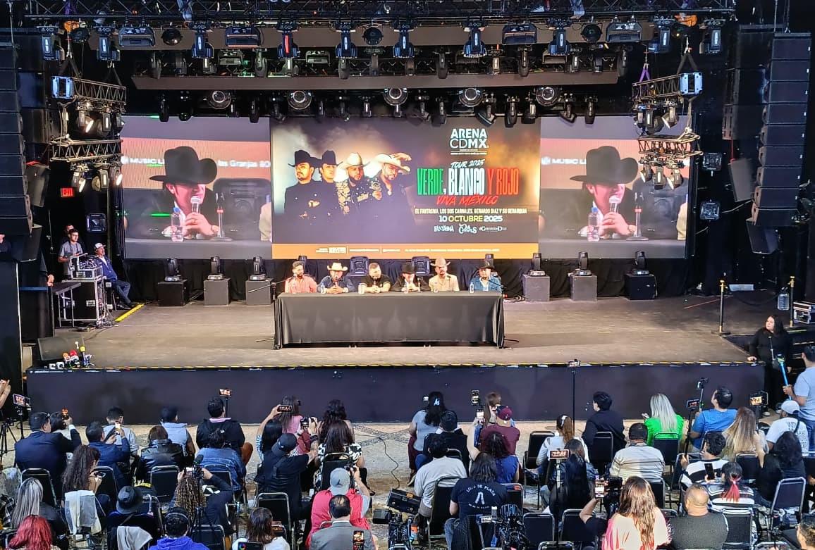 $!El concierto forma parte de la gira ‘Verde, Blanco y Rojo ¡Viva México!’.