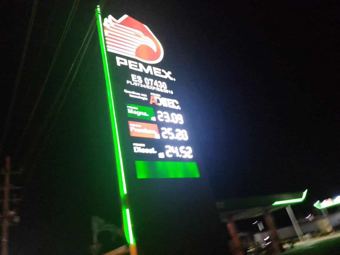 $!Supera los 23 pesos el precio de la gasolina en Rosario