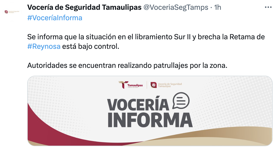 $!Se registra otro ataque armado en contra de la Guardia Estatal en Reynosa, Tamaulipas