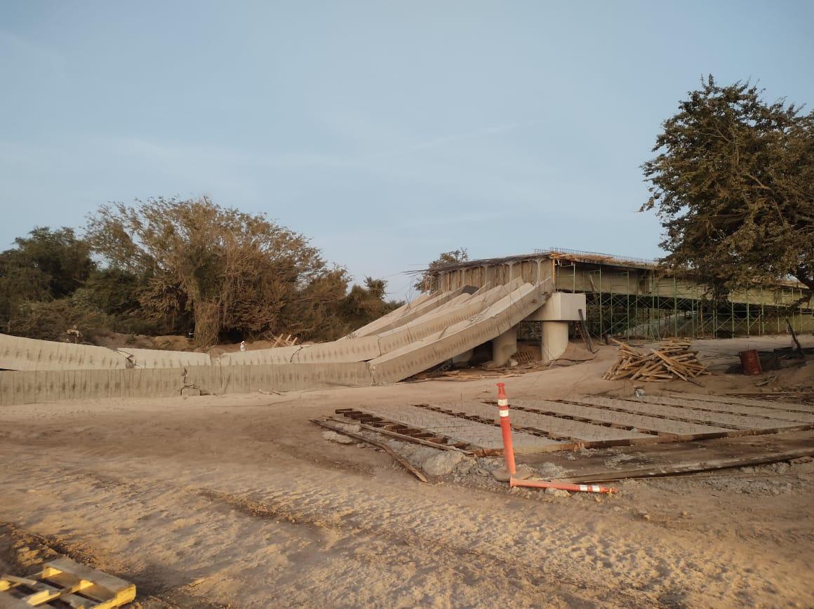 $!Colapsan vigas de un tramo del puente El Quelite, en Mazatlán
