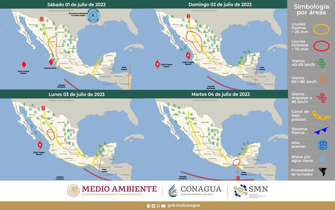 $!Asegura Édgar González que Mazatlán está preparado para las lluvias de ‘Beatriz’