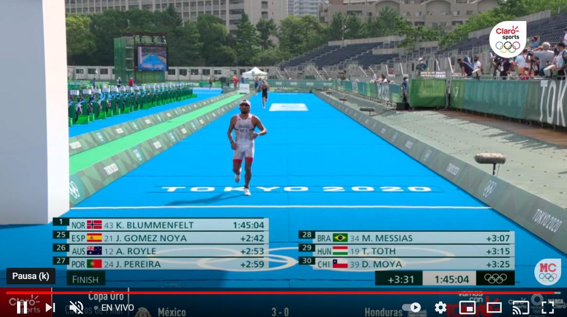 $!Mexicanos, muy lejos del podio en el triatlón varonil de Tokio 2020